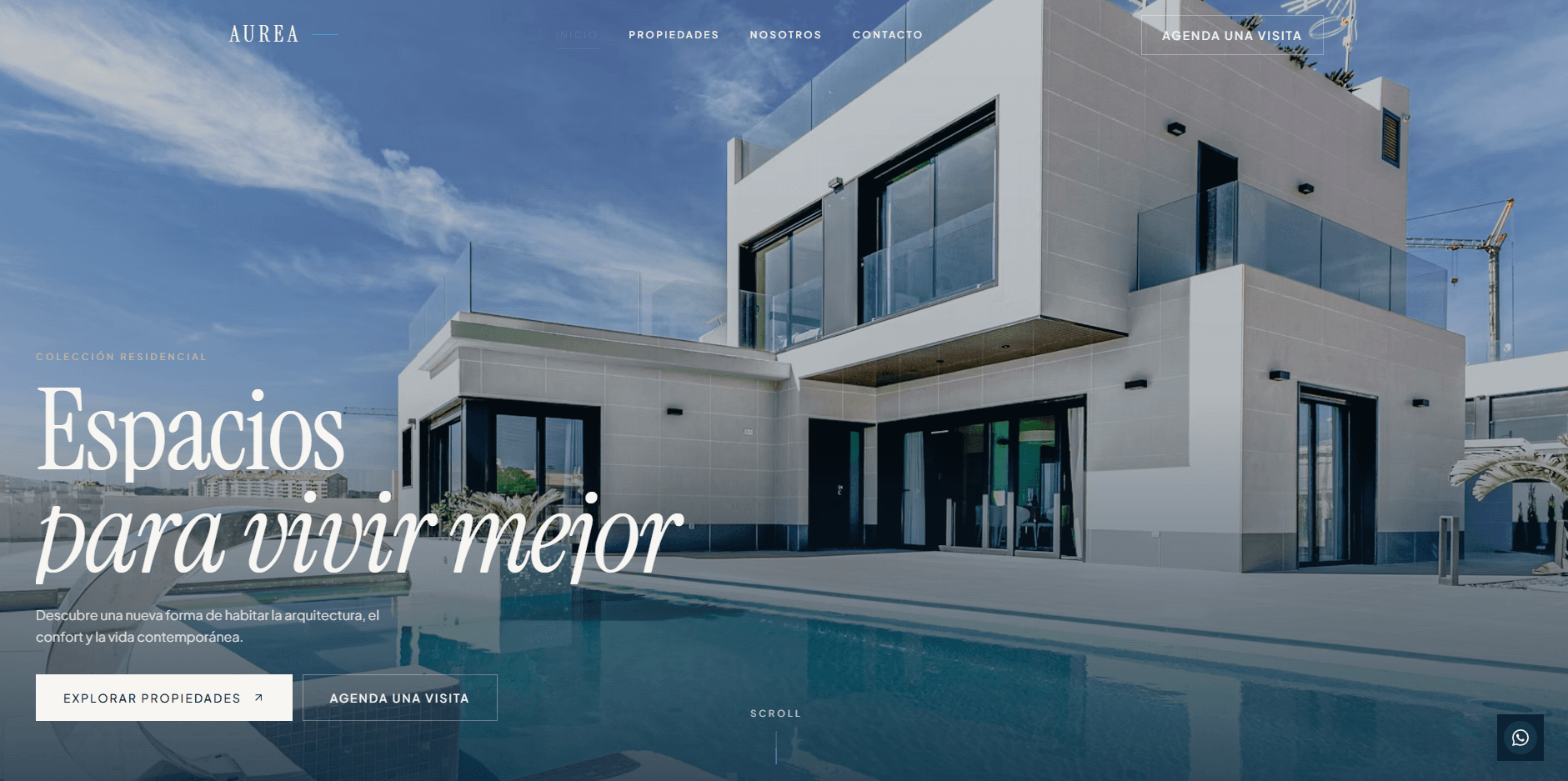 Aurea Residencial — Real Estate Landing Page